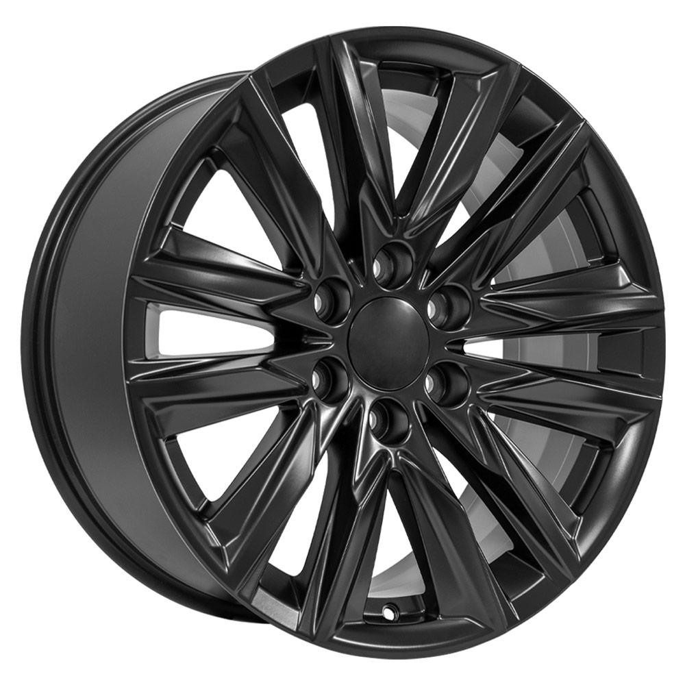 OE Wheels CA91 Cadillac Escalade Satin Black 20x9 28mm Offset 6x139.7 (6x5.5)