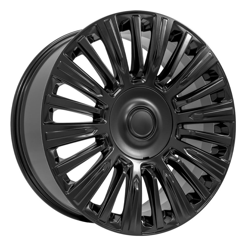 OE Wheels CA92 Cadillac Escalade Satin Black 22x9 28mm Offset 6x139.7 (6x5.5)
