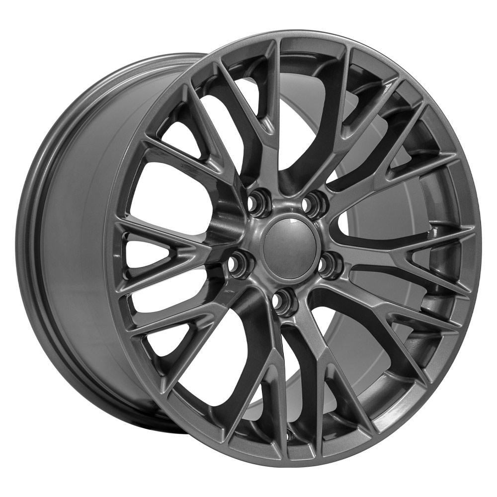 OE Wheels CV22 Chevrolet Corvette C7 Z06 Gunmetal 17x9.5 54mm Offset 5x120.7 (5x4.75)
