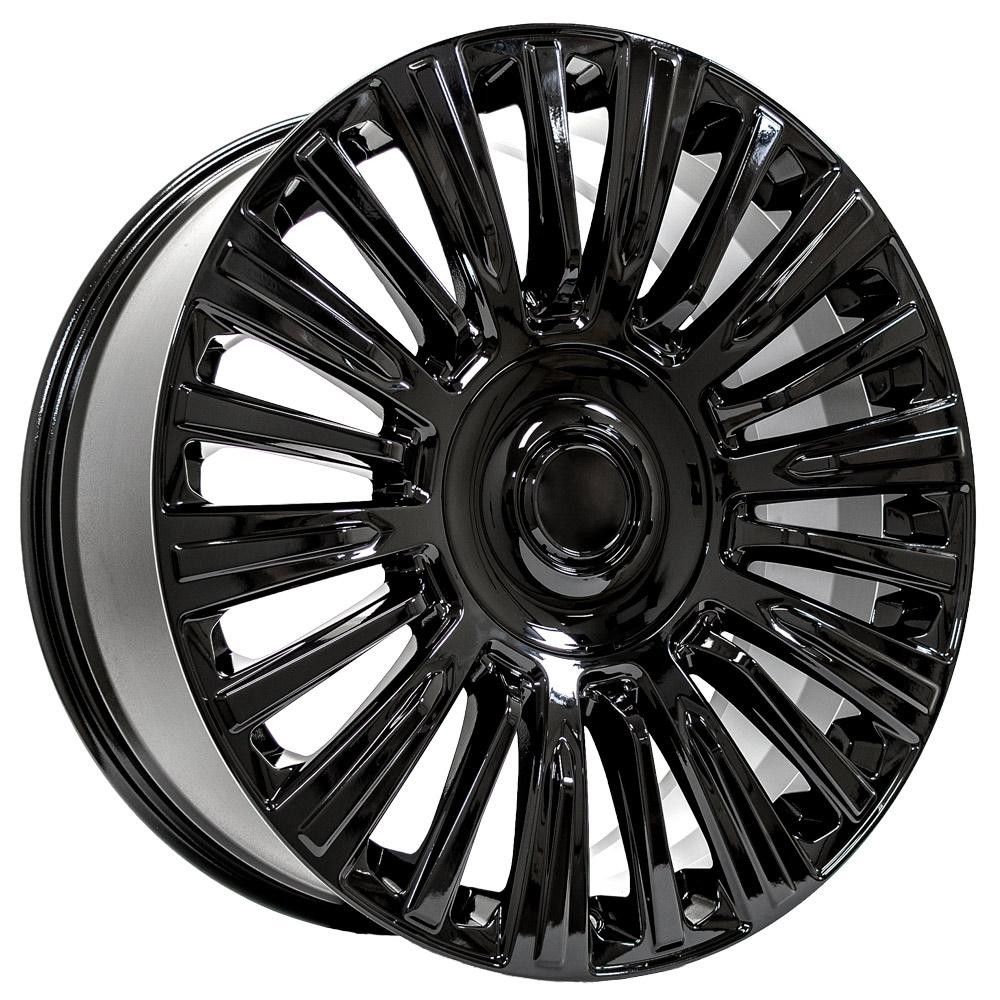 OE Wheels CA92 Cadillac Escalade Gloss Black 22x9 28mm Offset 6x139.7 (6x5.5)