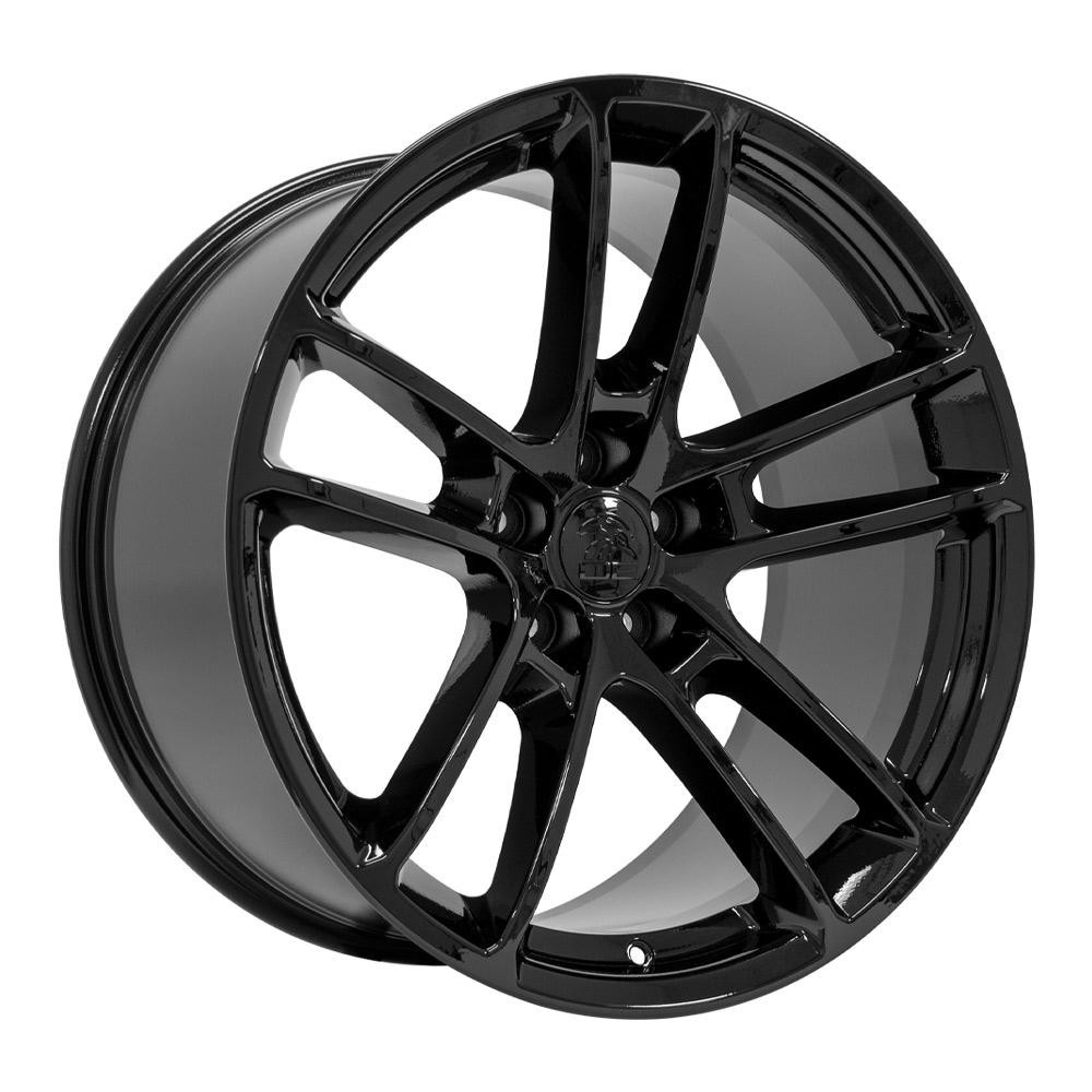 OE Wheels DG23 Dodge Challenger Gloss Black 20x10 18mm Offset 5x115