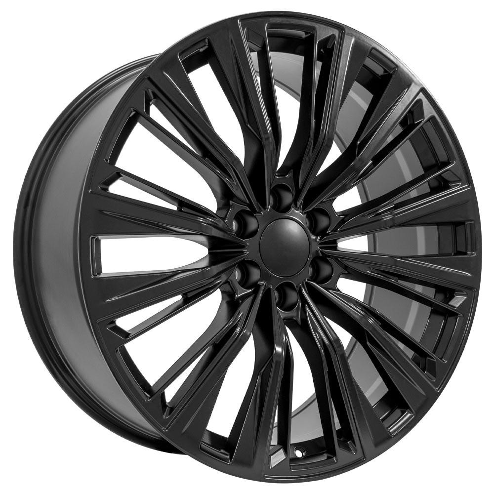 OE Wheels CA93 Cadillac Escalade Satin Black 24x10 28mm Offset 6x139.7 (6x5.5)