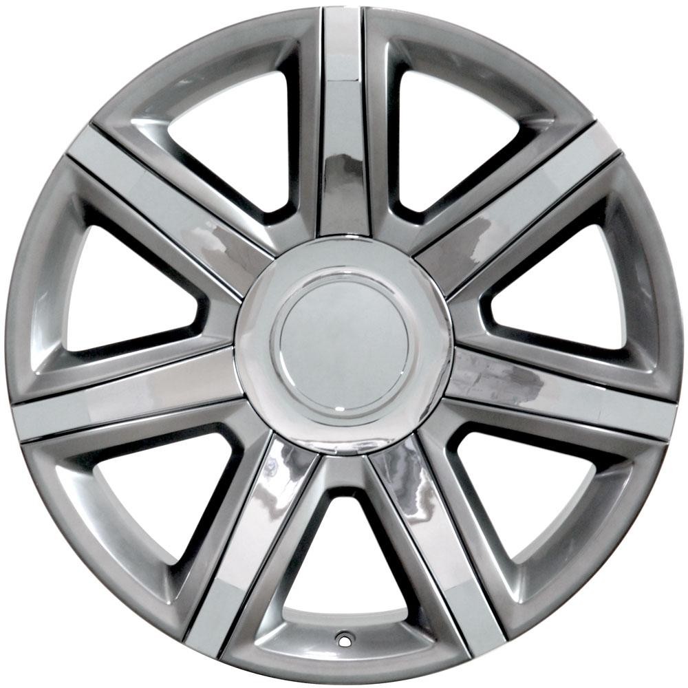 OE Wheels CA87 Cadillac Escalade Hyper Silver 22x9 31mm Offset 6x139.7 (6x5.5)