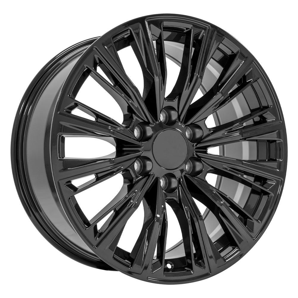 OE Wheels CA93 Cadillac Escalade Gloss Black 20x9 28mm Offset 6x139.7 (6x5.5)