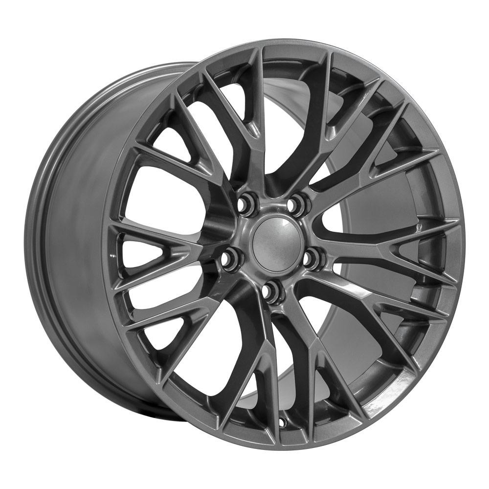 OE Wheels CV22 Chevrolet Corvette C7 Z06 Gunmetal 18x10.5 56mm Offset 5x120.7 (5x4.75)