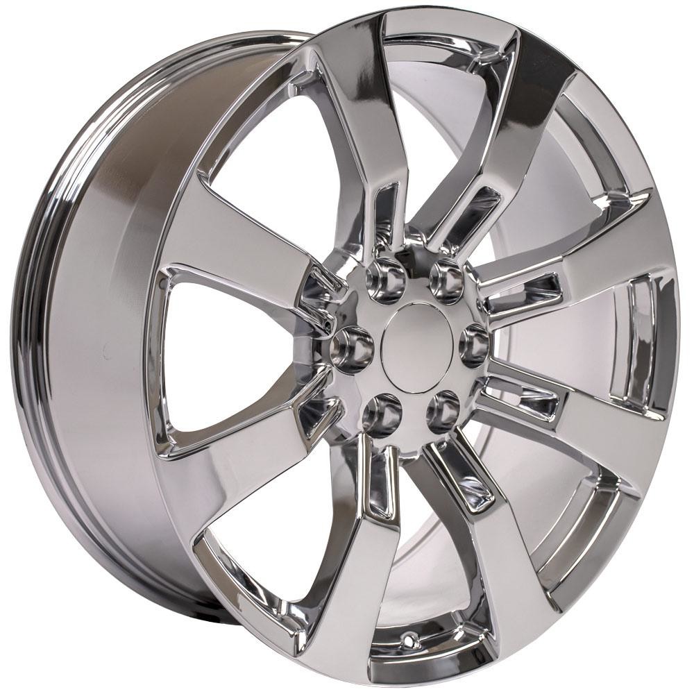 OE Wheels CA82 Cadillac Escalade Chrome 22x9 31mm Offset 6x139.7 (6x5.5)