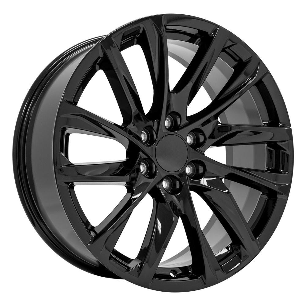 OE Wheels CA90 Cadillac Escalade Gloss Black 22x9 28mm Offset 6x139.7 (6x5.5)