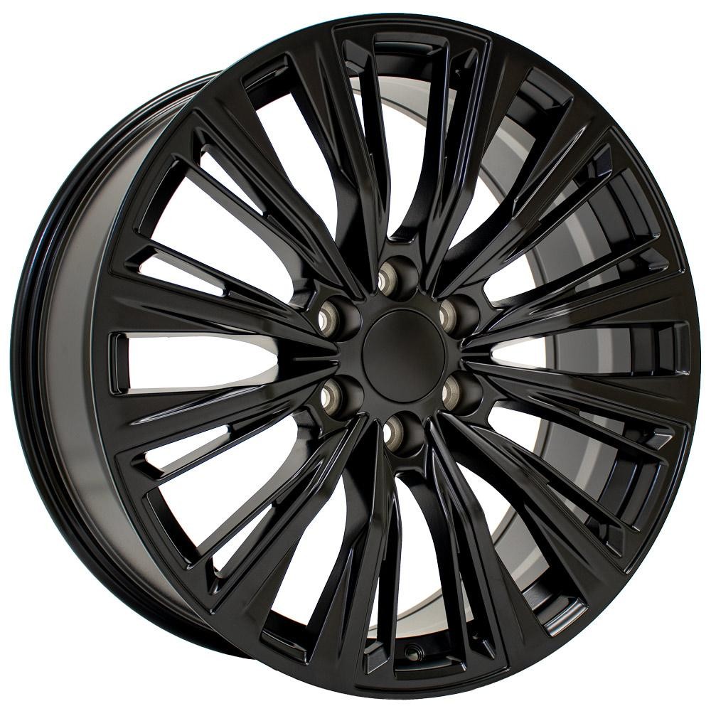 OE Wheels CA93 Cadillac Escalade Satin Black 22x9 28mm Offset 6x139.7 (6x5.5)