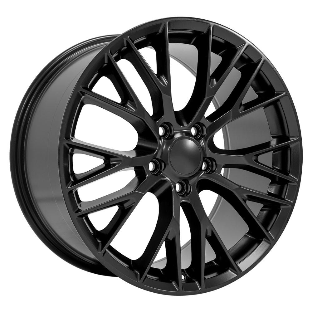 OE Wheels CV22 Chevrolet Corvette C7 Z06 Satin Black 19x10 79mm Offset 5x120.7 (5x4.75)