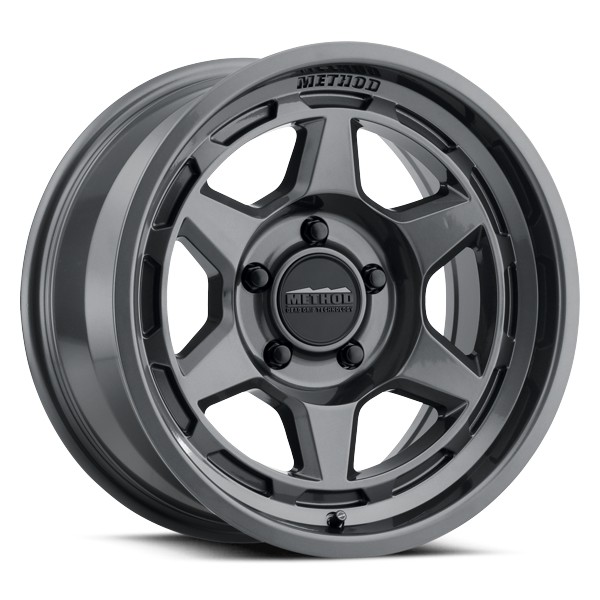 Method Wheels Bead Grip MR708 Gloss Titanium 17x9 -38mm Offset 5x127 (5x5) 2007-2026 Jeep Wrangler / Gladiator