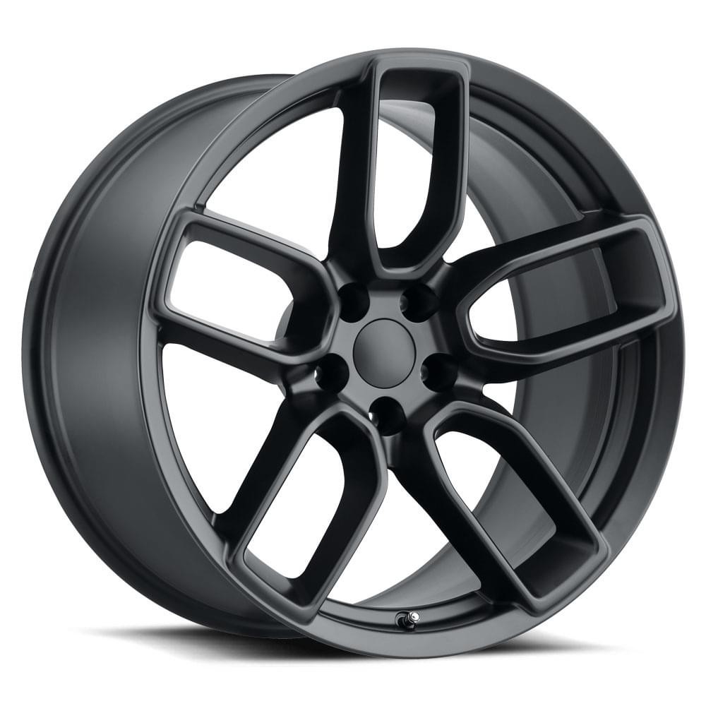Factory Reproductions Wheels FR 74 Satin Black 20x9.5 15mm Offset 5x115