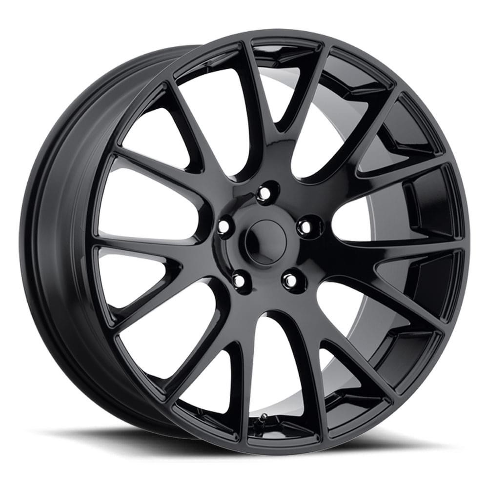 Factory Reproductions Wheels FR 70 Gloss Black 20x9 25.4mm Offset 5x139.7 (5x5.5)