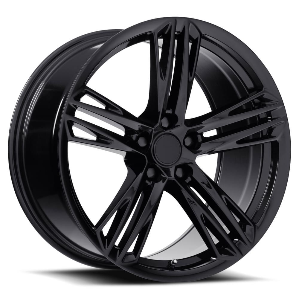 Factory Reproductions Wheels FR 35F Gloss Black 20x10 35mm Offset 5x120