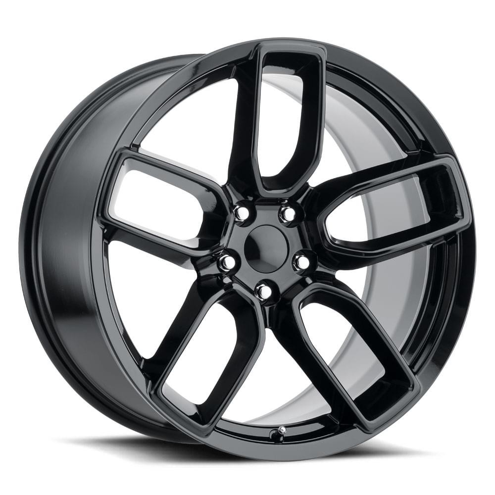 Factory Reproductions Wheels FR 74 Gloss Black 20x9.5 15mm Offset 5x115