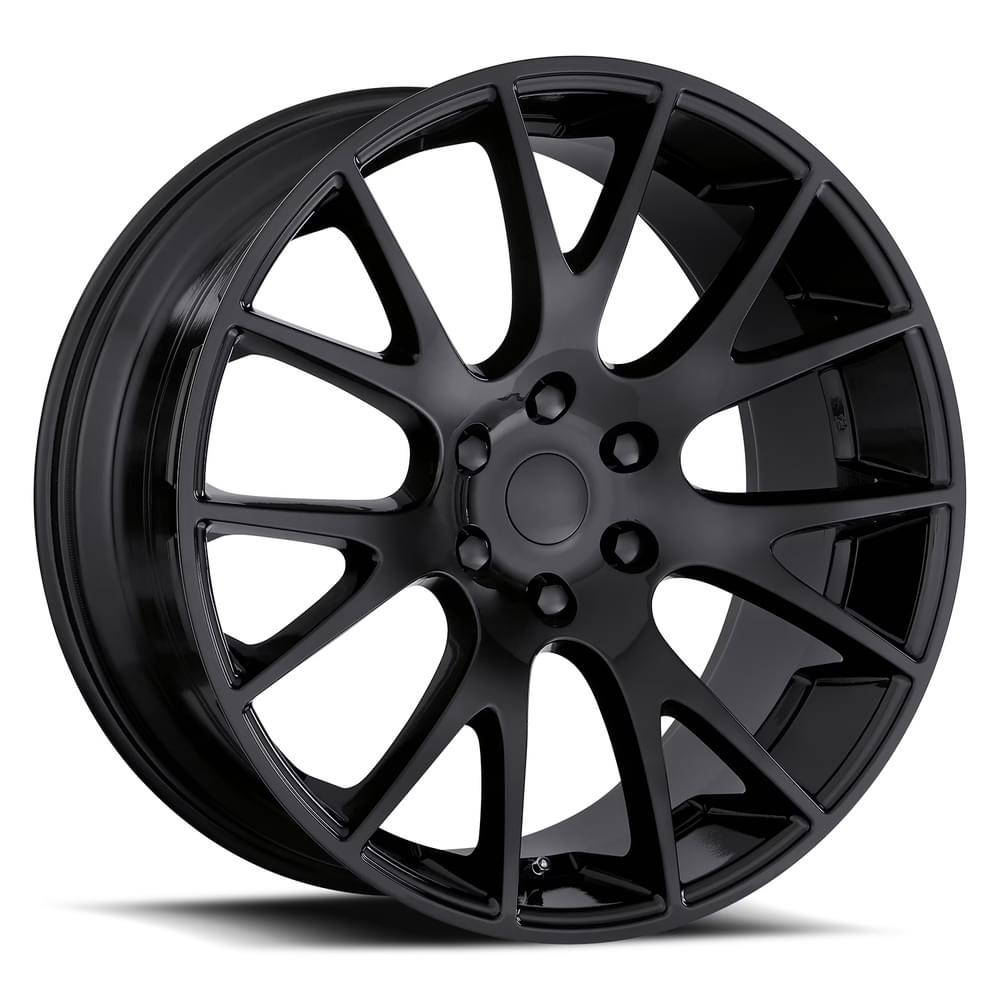 Factory Reproductions Wheels FR 70 Gloss Black 22x10 25.4mm Offset 6x139.7 (6x5.5)