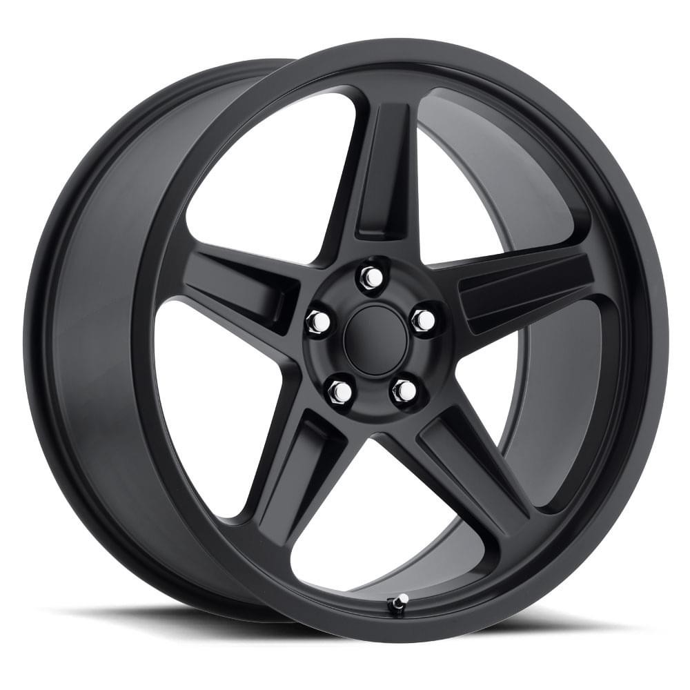 Factory Reproductions Wheels FR 73 Satin Black 20x10.5 22mm Offset 5x115