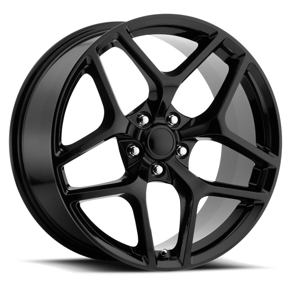 Factory Reproductions Wheels FR 27F Gloss Black 20x9 27mm Offset 5x120