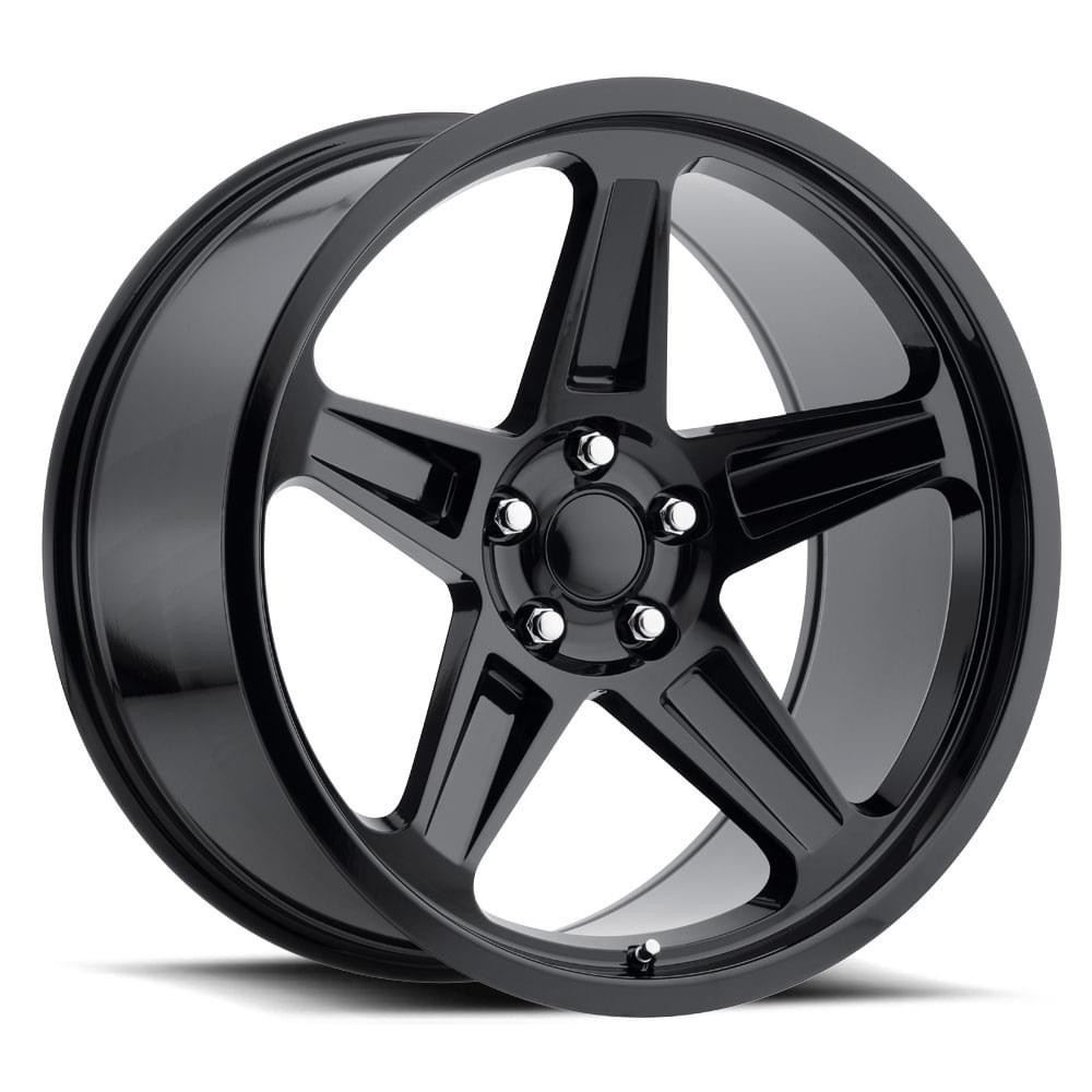 Factory Reproductions Wheels FR 73 Gloss Black 20x10.5 22mm Offset 5x115