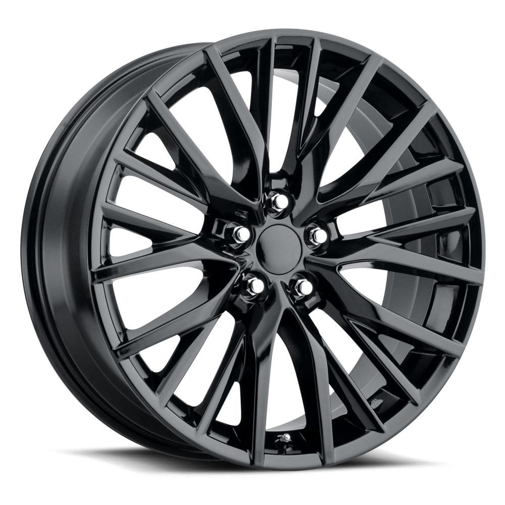 Factory Reproductions Wheels FR 80 Gloss Black 20x8 30mm Offset 5x114.3 (5x4.5)
