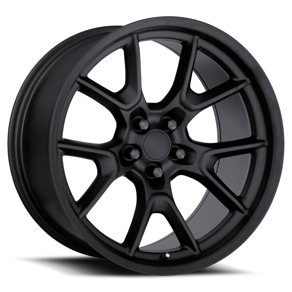 Factory Reproductions Wheels FR 66F Satin Black 20x10 22mm Offset 5x115