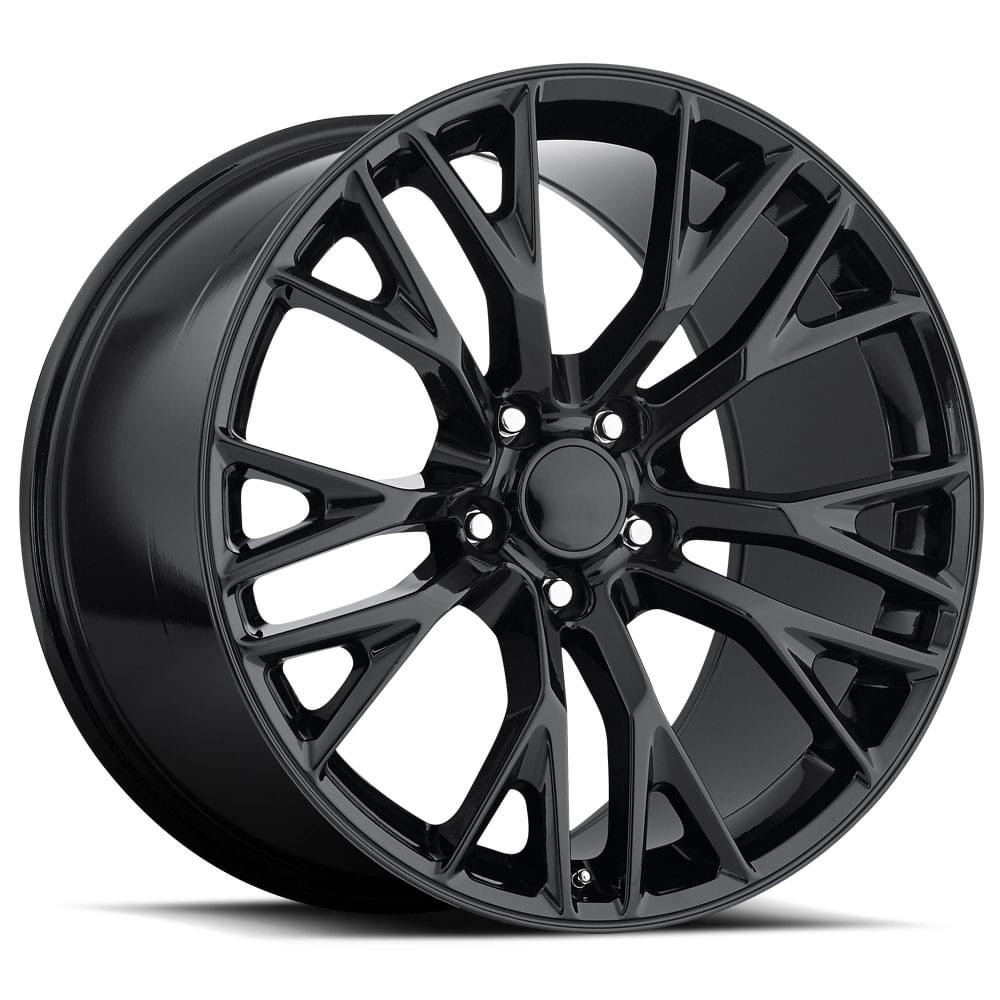 Factory Reproductions Wheels FR 22 Gloss Black 20x12 59mm Offset 5x120.7 (5x4.75)