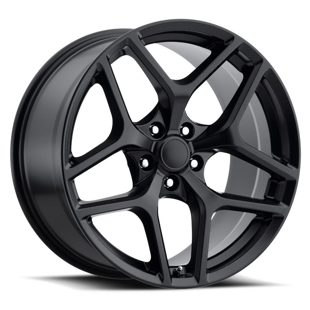 Factory Reproductions Wheels FR 27F Satin Black 20x10 35mm Offset 5x120