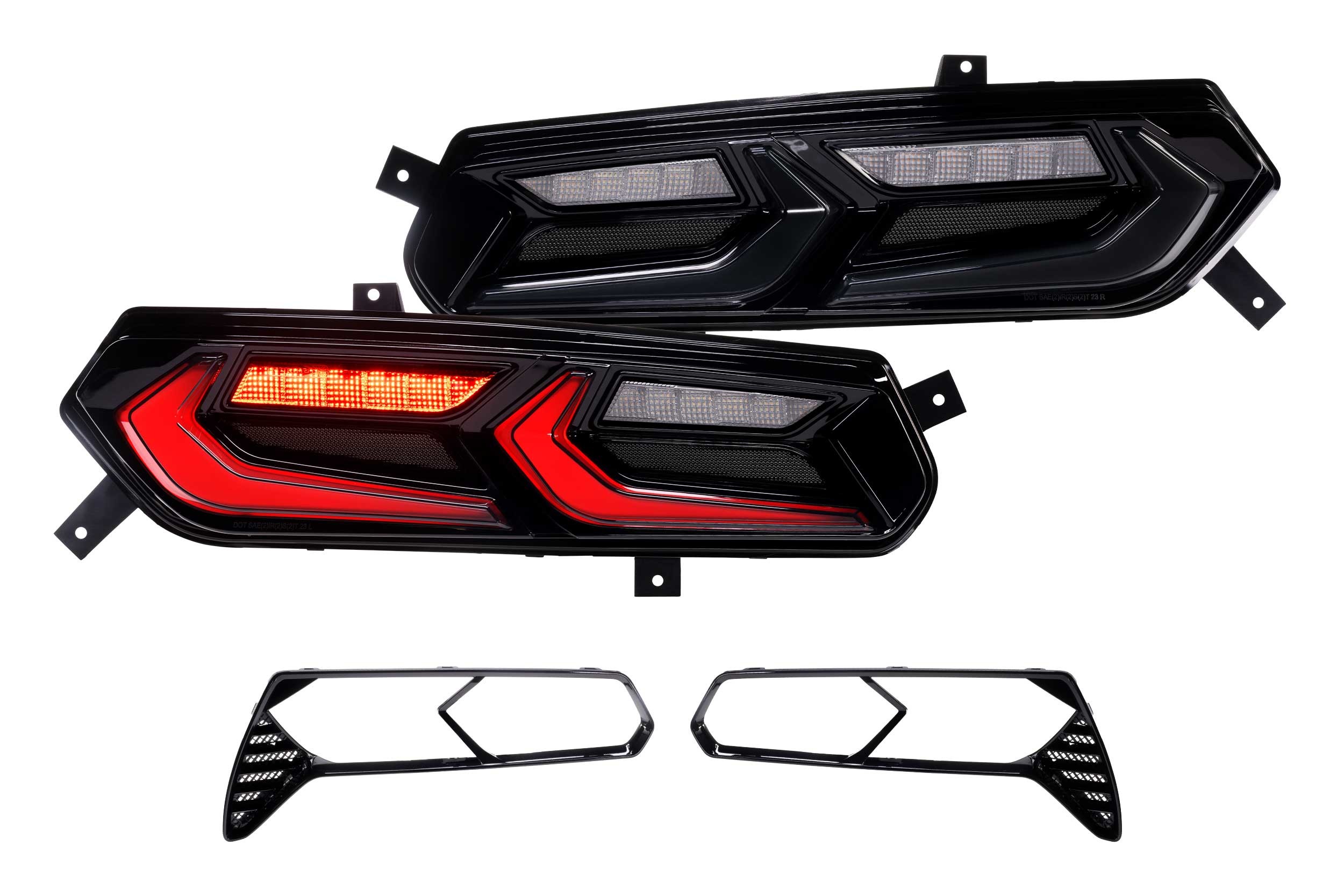 Morimoto XB LED Tail Lights: Corvette C7 (14-19 / Smoked Lens Facelift / Set)