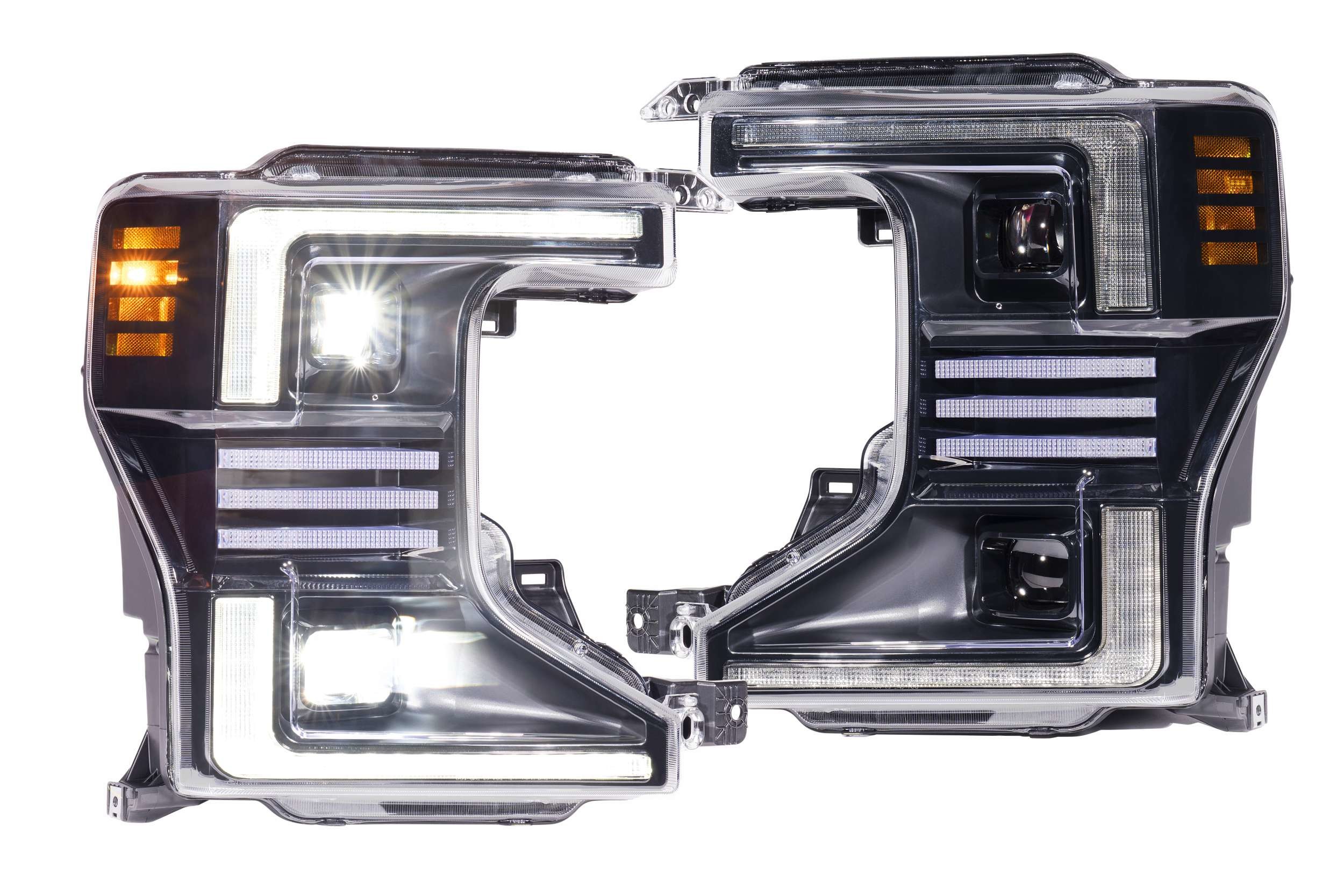 Morimoto XB Hybrid LED Headlights: Ford Super Duty (20-22 / Set)