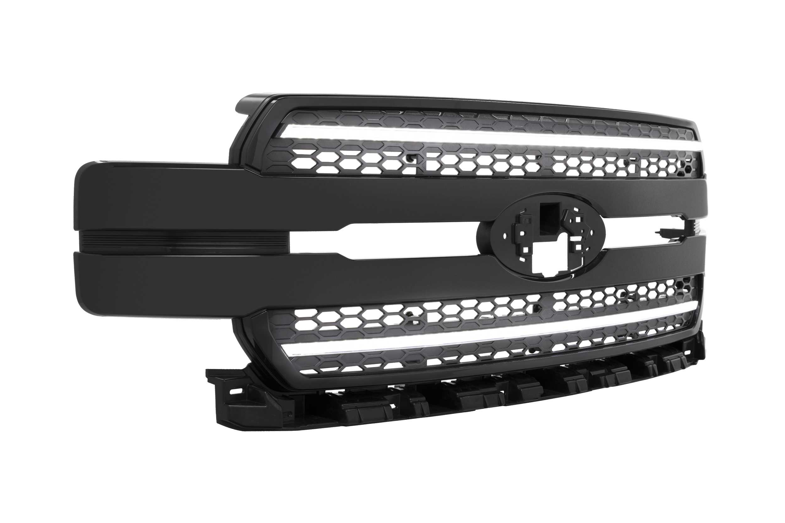 Morimoto XBG LED Grille: Ford F-150 (18-20 / Unfinished / White DRL)