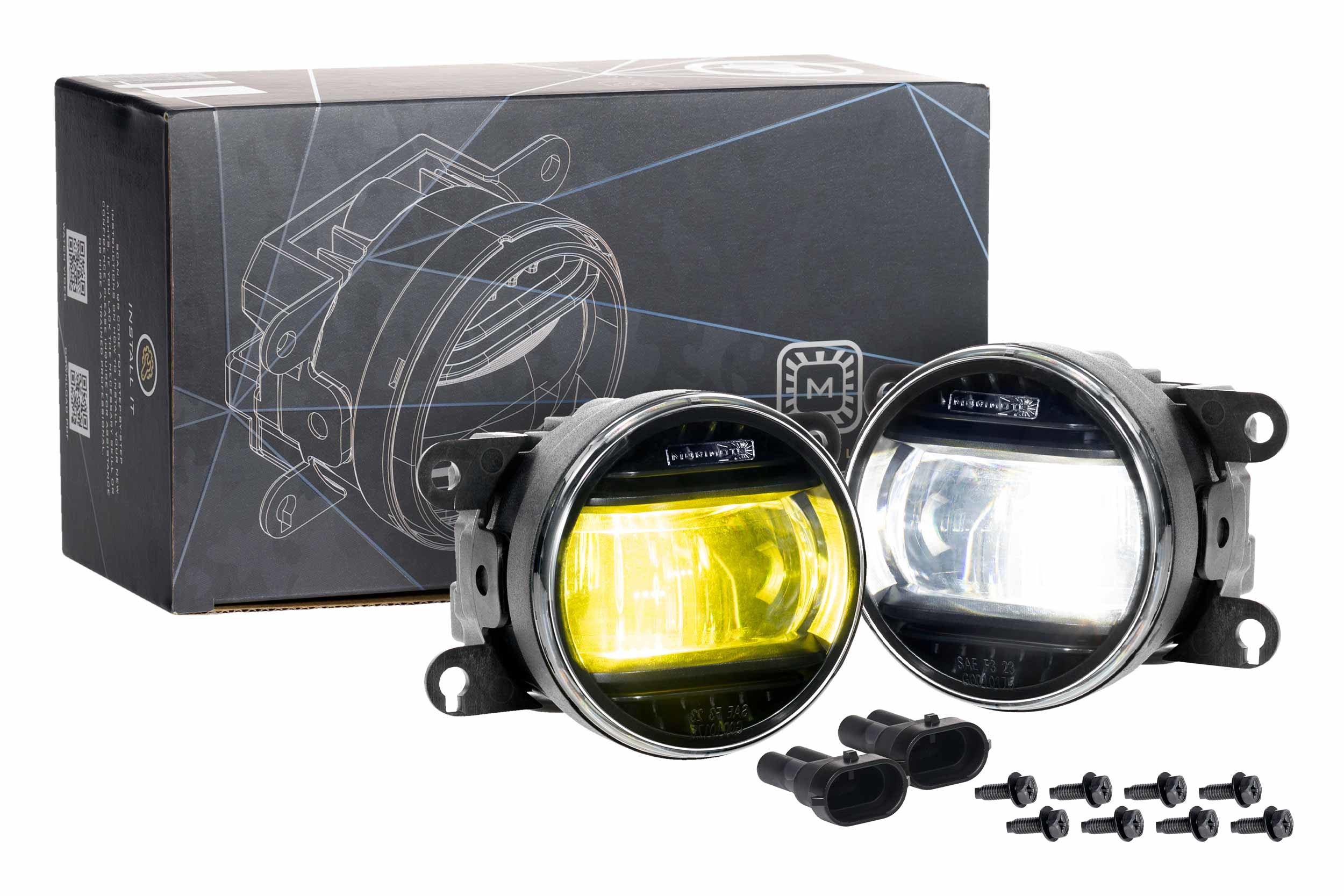 Morimoto XB Evo+ Fog Lights: Type S (White + Yellow / Set)