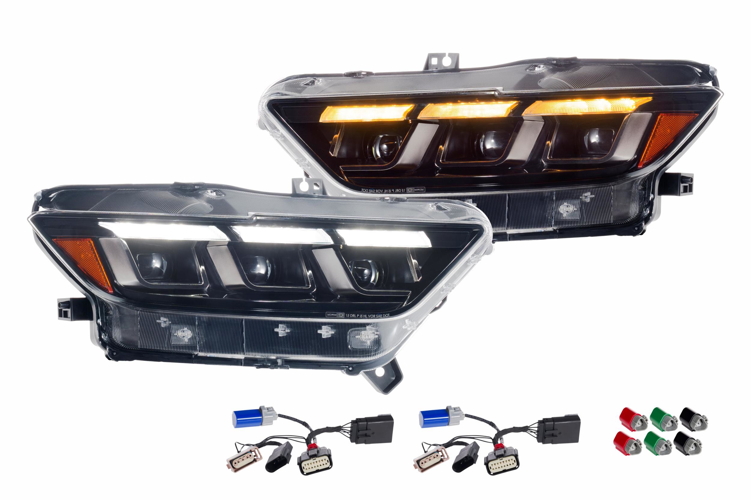Morimoto XB LED Headlights: Ford Mustang (15-17 / Gen II / Set)