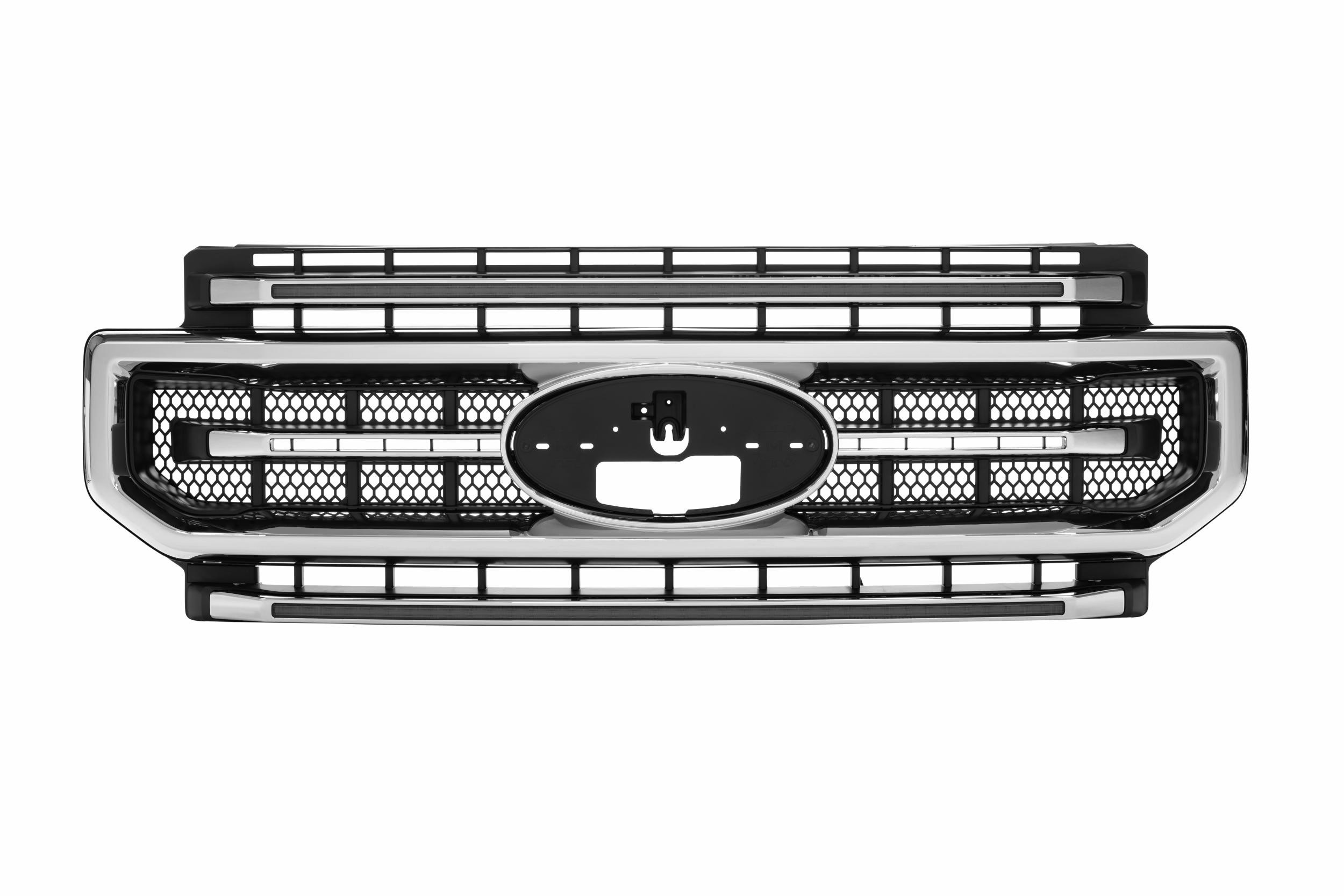 Morimoto XBG LED Grille: Ford Super Duty (20-22 / Chrome / White DRL)