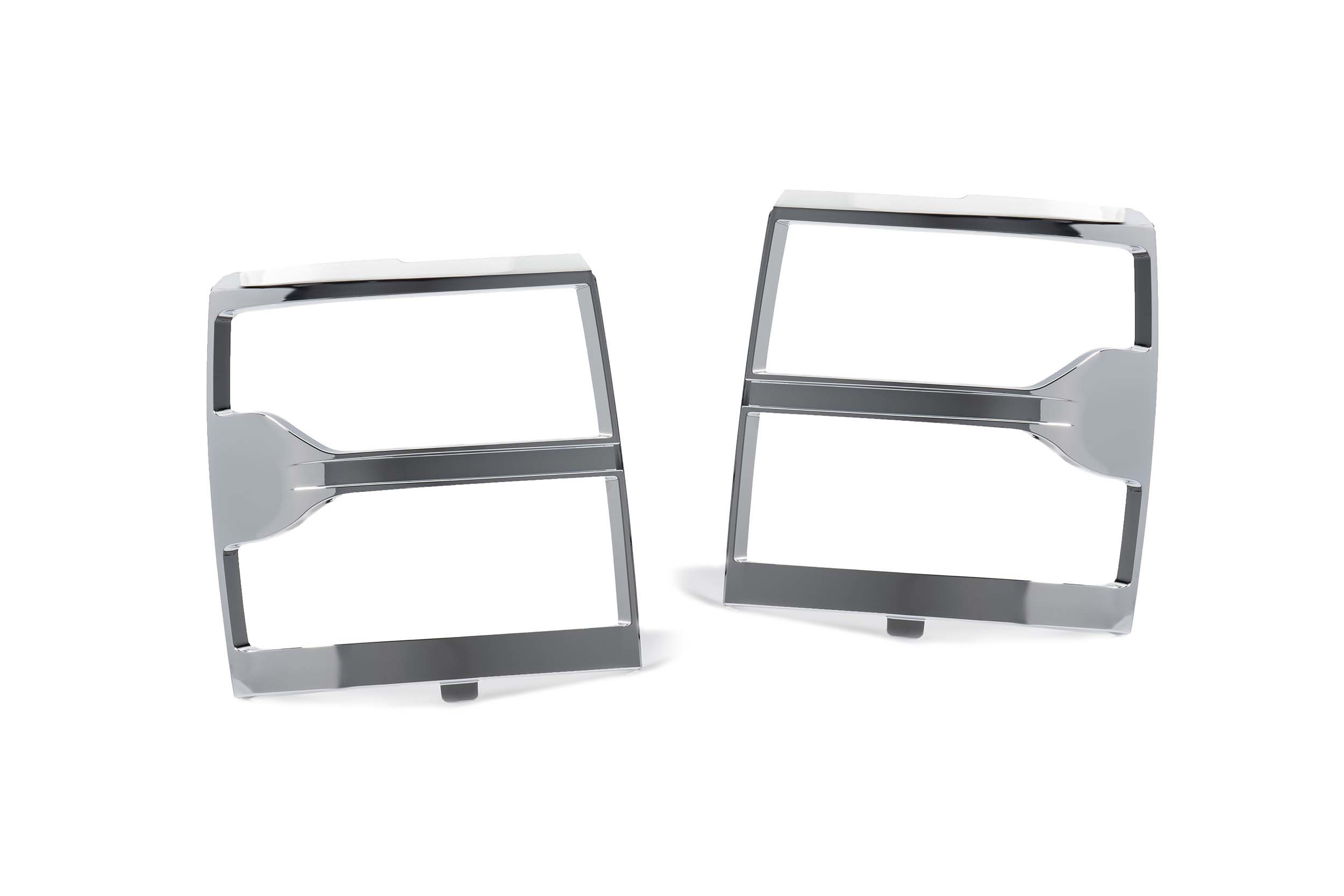 Morimoto XB LED Headlight Trim Bezels: LF543 (Chrome / Set)