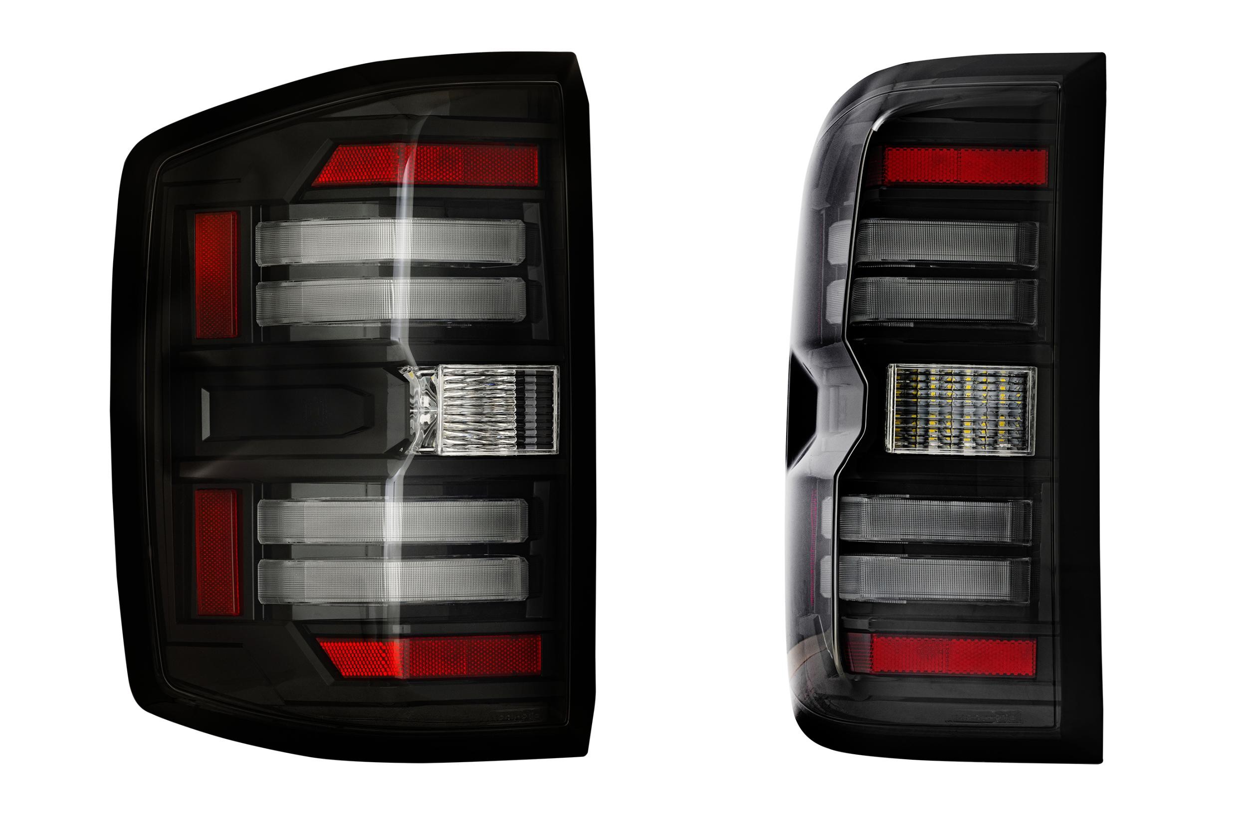 Morimoto XB LED Tail Lights: Chevrolet Silverado (14-19 / Smoked Lens / Set)