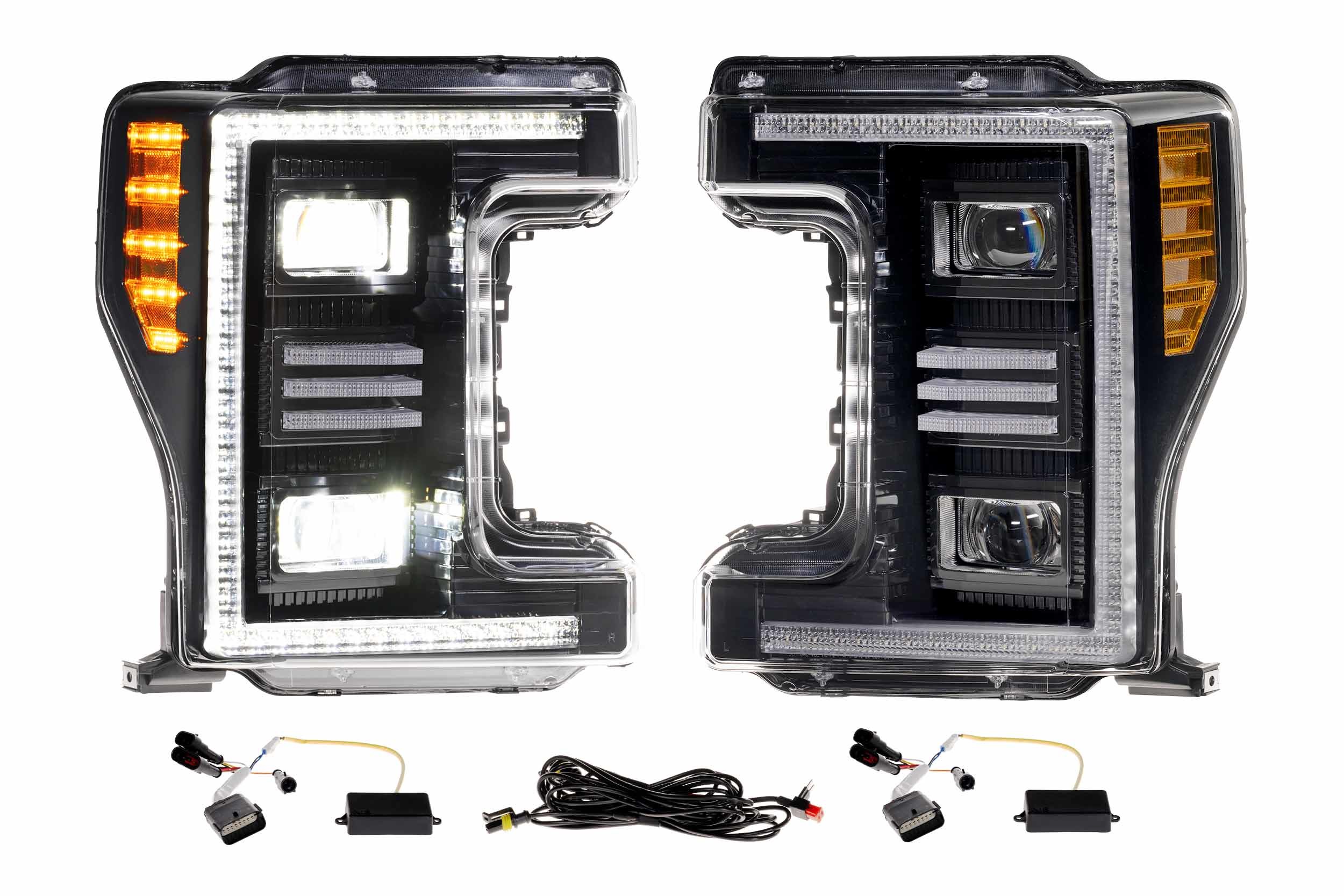 Morimoto XB Hybrid LED Headlights: Ford Super Duty (17-19 / Set)