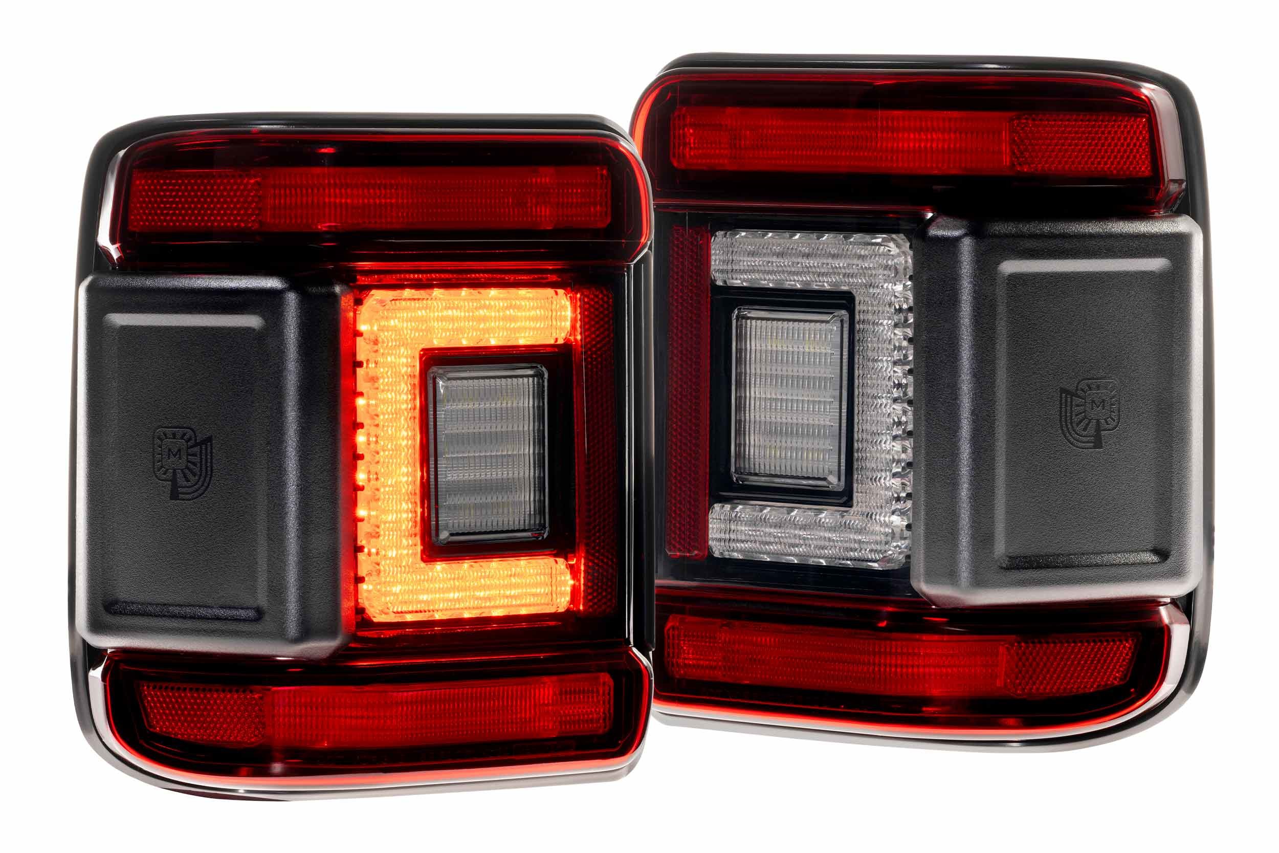 Morimoto XB LED Tail Lights: Jeep Wrangler JL (18+ / Red Lens / Set)