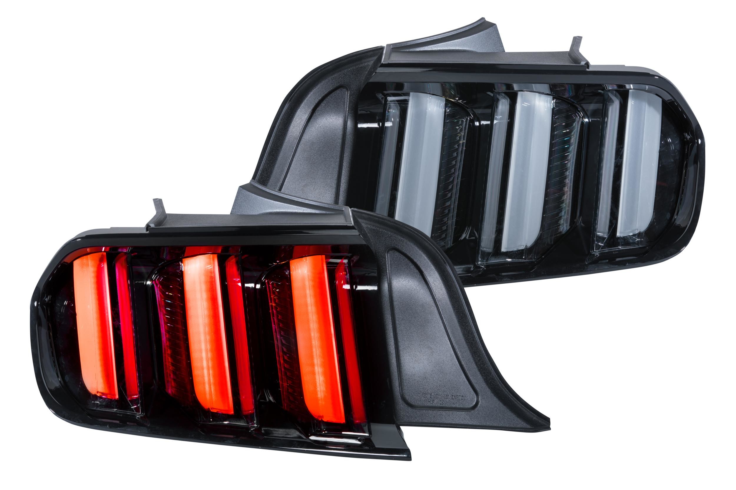 Morimoto XB LED Tail Lights: Ford Mustang (15-23 / Clear Lens / Set)