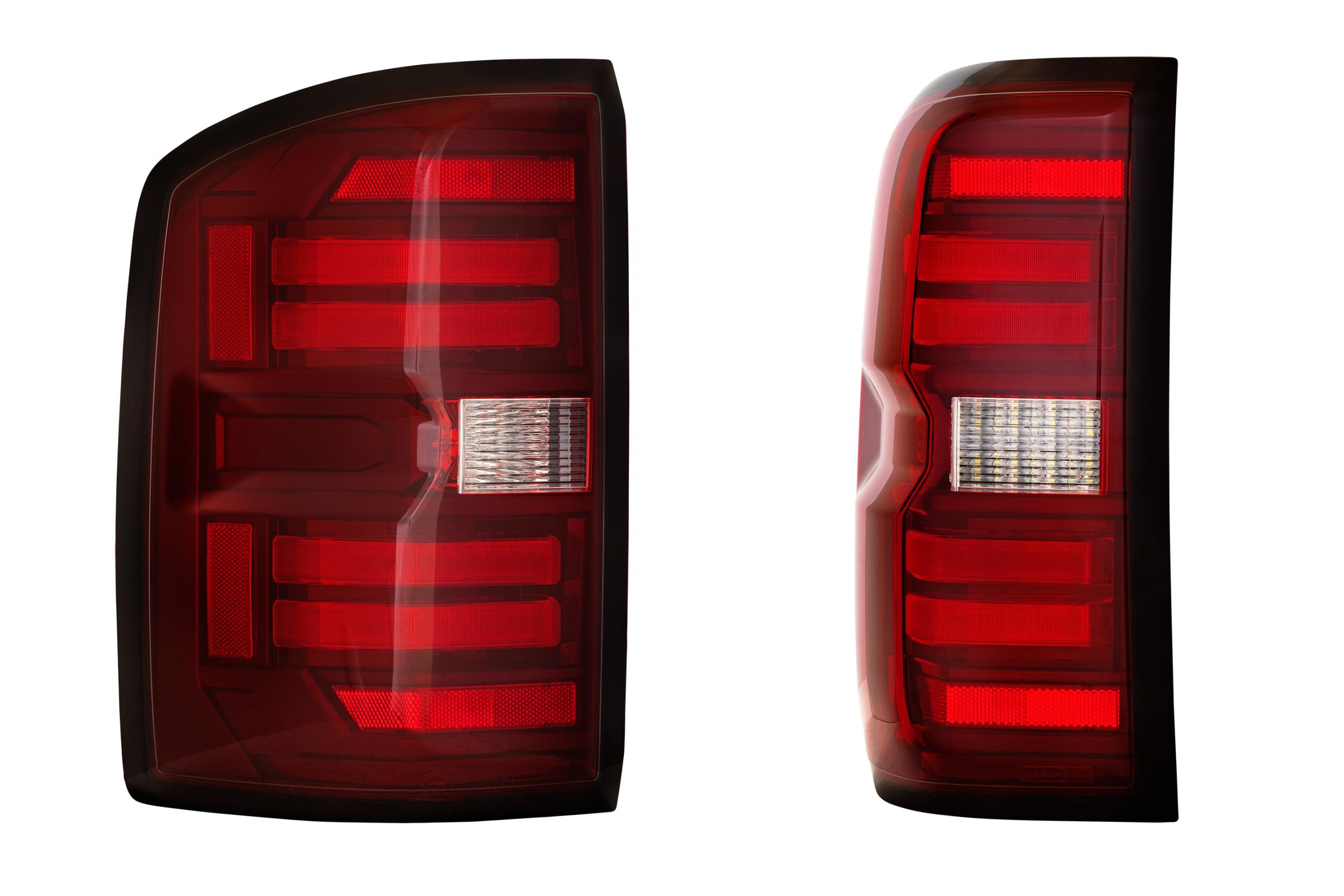 Morimoto XB LED Tail Lights: GMC Sierra (14-18) (Set / Red)