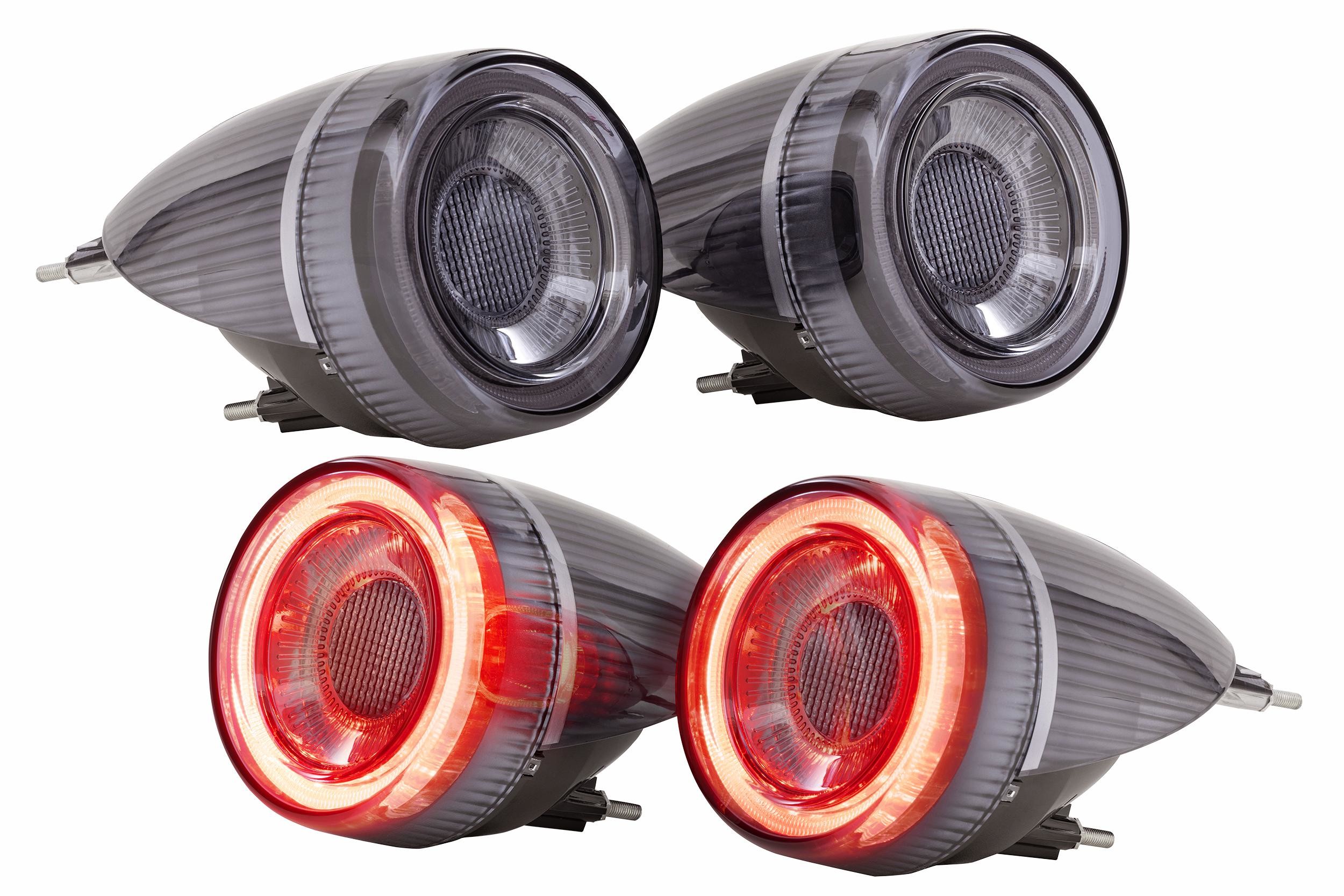 Morimoto XB LED Tail Lights: Ferrari F430 (05-10 / Smoked Lens / Set)