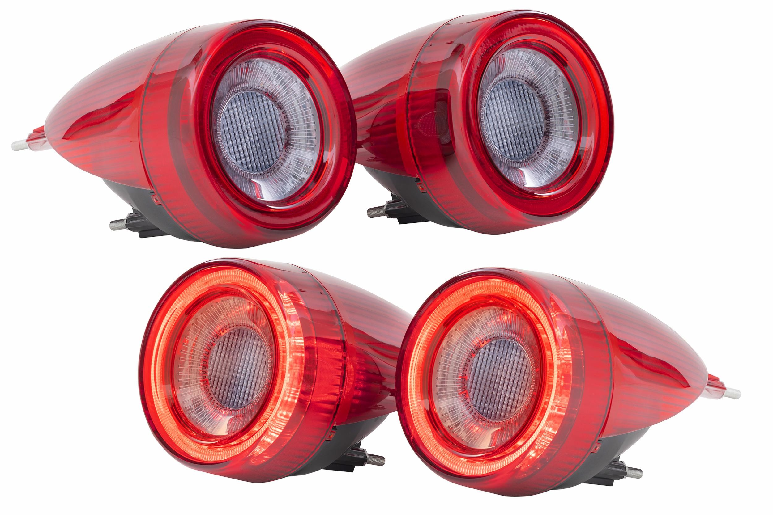 Morimoto XB LED Tail Lights: Ferrari F430 (05-10 / Red Lens / Set)