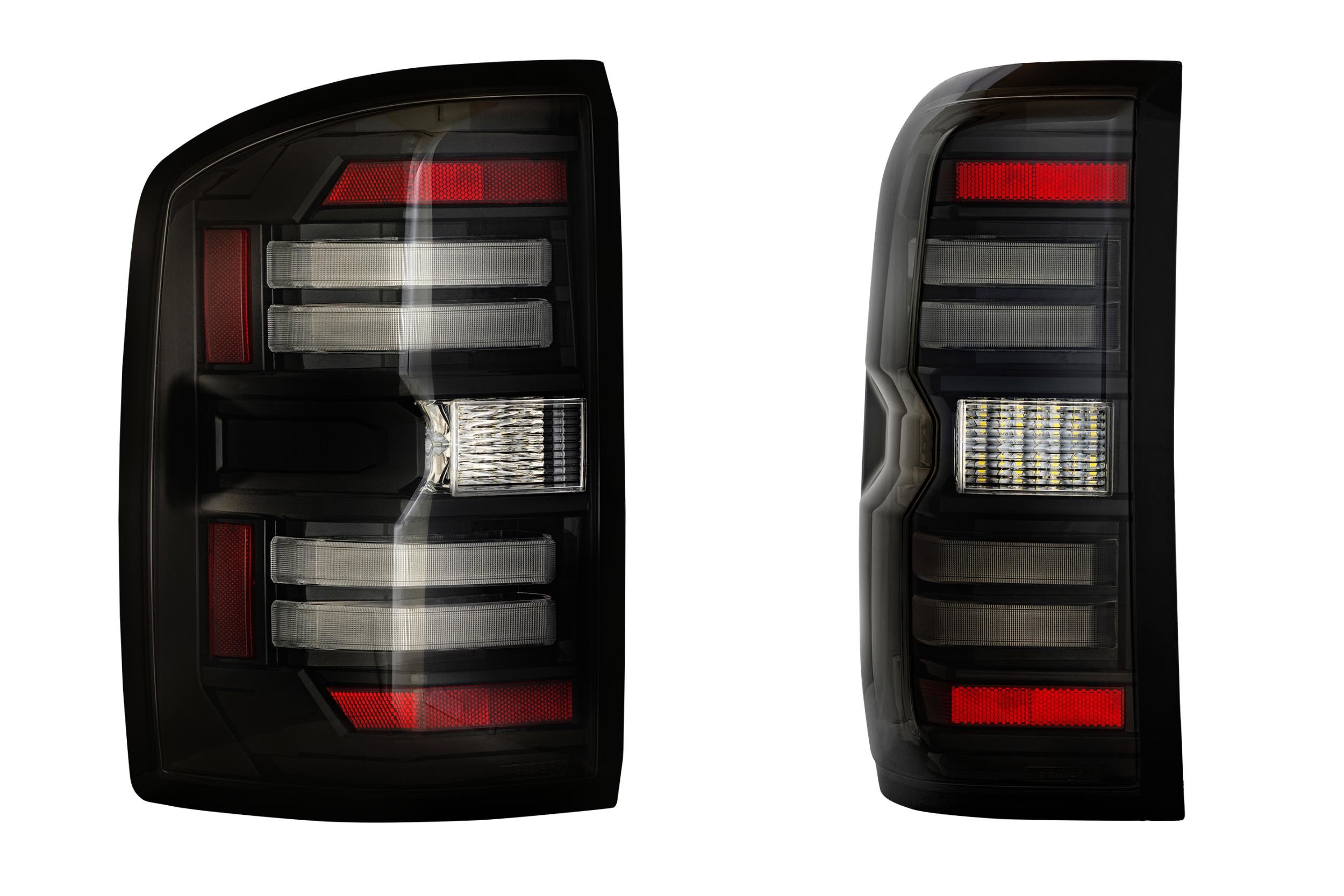 Morimoto XB LED Tail Lights: GMC Sierra (14-18) (Set / Smoked)