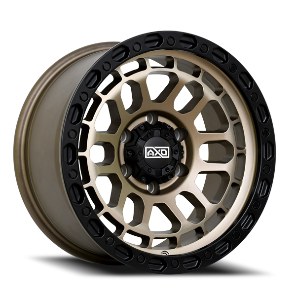AXD Offroad Wheels AS4 Satin Bronze with Black Lip 20x9 0mm Offset 6x139.7 (6x5.5)