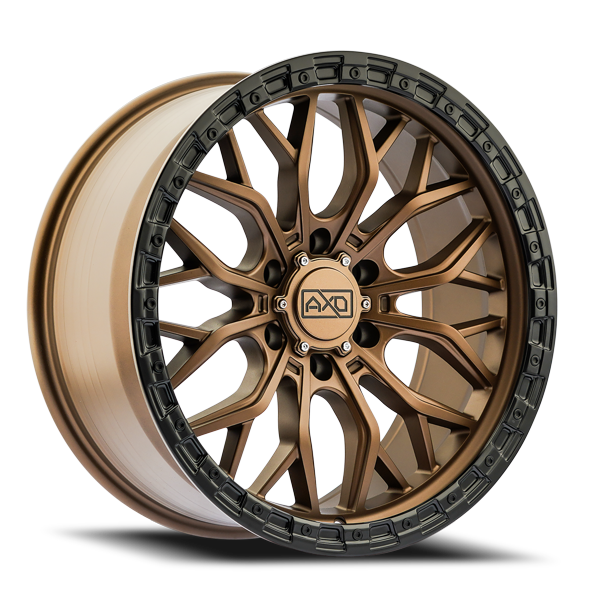 AXD Offroad Wheels AS1 Satin Bronze Black Lip 20x9 0mm Offset 6x135