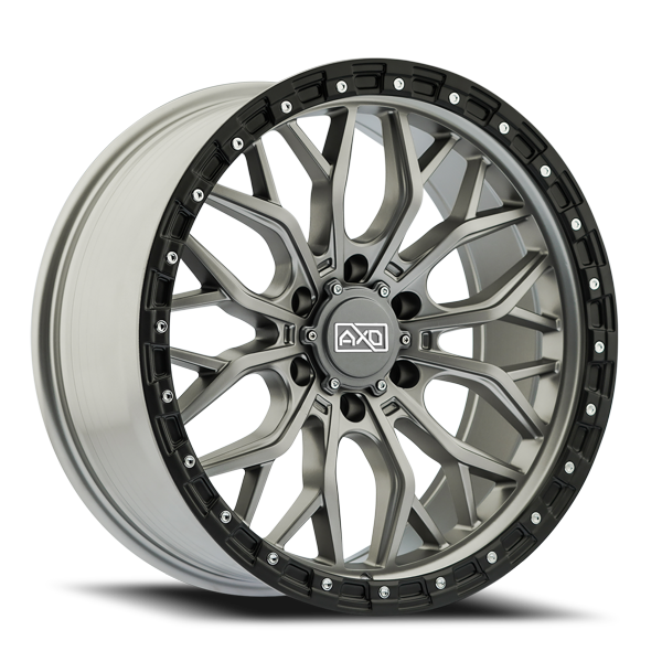AXD Offroad Wheels AS1 Satin Titanium Black Lip 17x8.5 0mm Offset 6x135