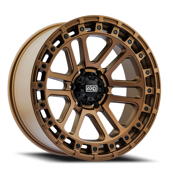 AXD Offroad Wheels AS5 Satin Bronze with Black Bolts 20x9 0mm Offset 8x165.1 (8x6.5)