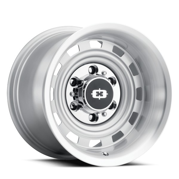 Vision Wheels Cheyenne 54 Silver Machined Lip 15x8 -12mm Offset 6x139.7 (6x5.5)