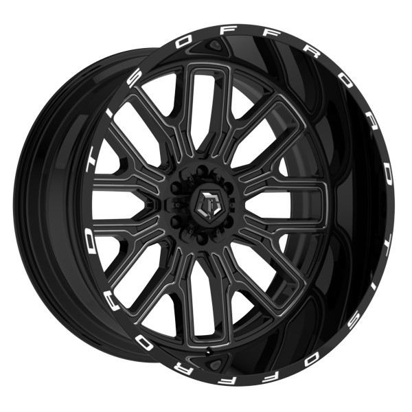 TIS Wheels 560BM Gloss Black Milled 20x9 18mm Offset 6x135,6x139.7 (6x5.5)