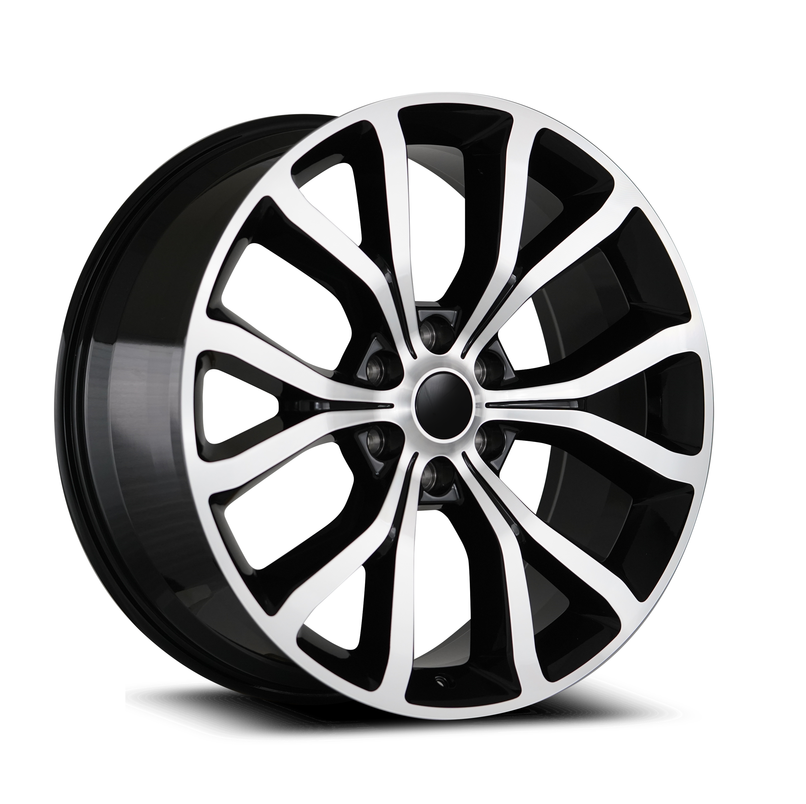 OE Concepts Wheels 2018 Ford Platinum FD05 Gloss Black Machined 24x10 44mm Offset 6x135