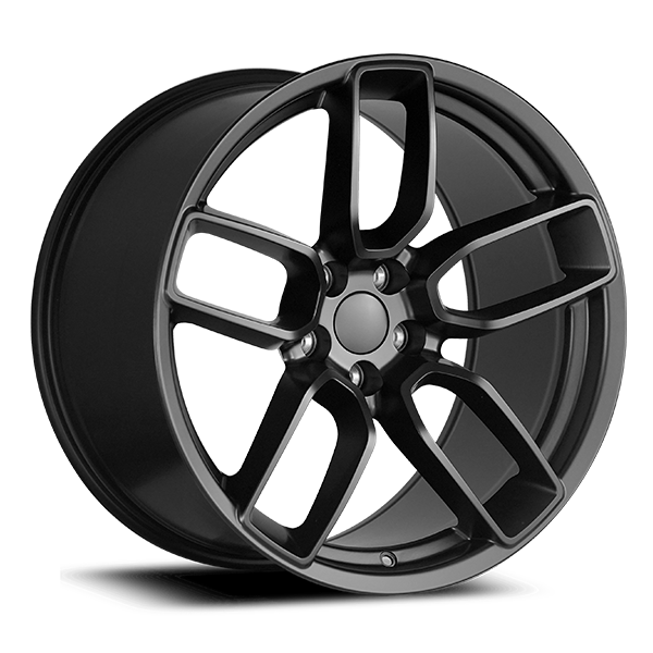 OE Concepts Wheels Challenger SRT DG07 Satin Black 20x9.5 18mm Offset 5x115