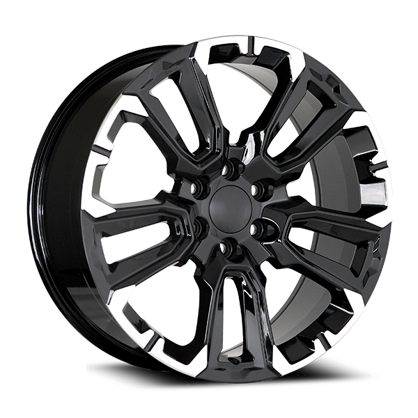 OE Concepts Wheels 21-2022 Silverado C31 Gloss Black Machined 24x10 31mm Offset 6x139.7 (6x5.5)